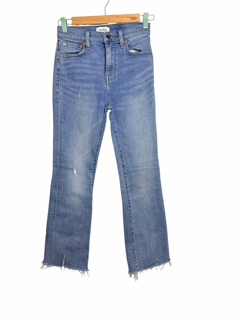 Pistola Lennon High Rise Cropped Boot Jeans in Zuma - Picture 3 of 6